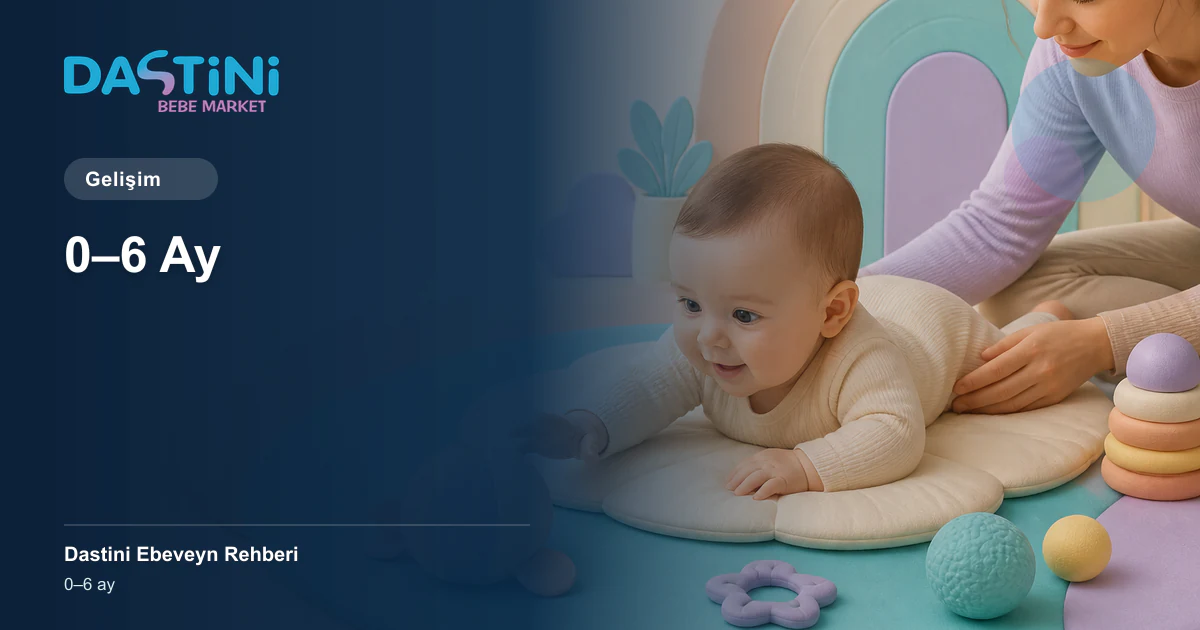 0–6 Ay için Dastini Ebeveyn Rehberi kapak illüstrasyonu