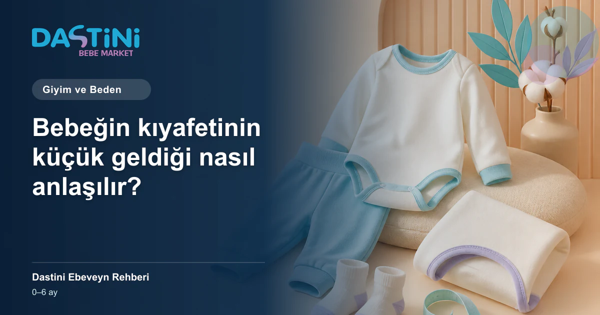 Bebeğin kıyafetinin küçük geldiği nasıl anlaşılır? için Dastini Ebeveyn Rehberi kapak illüstrasyonu