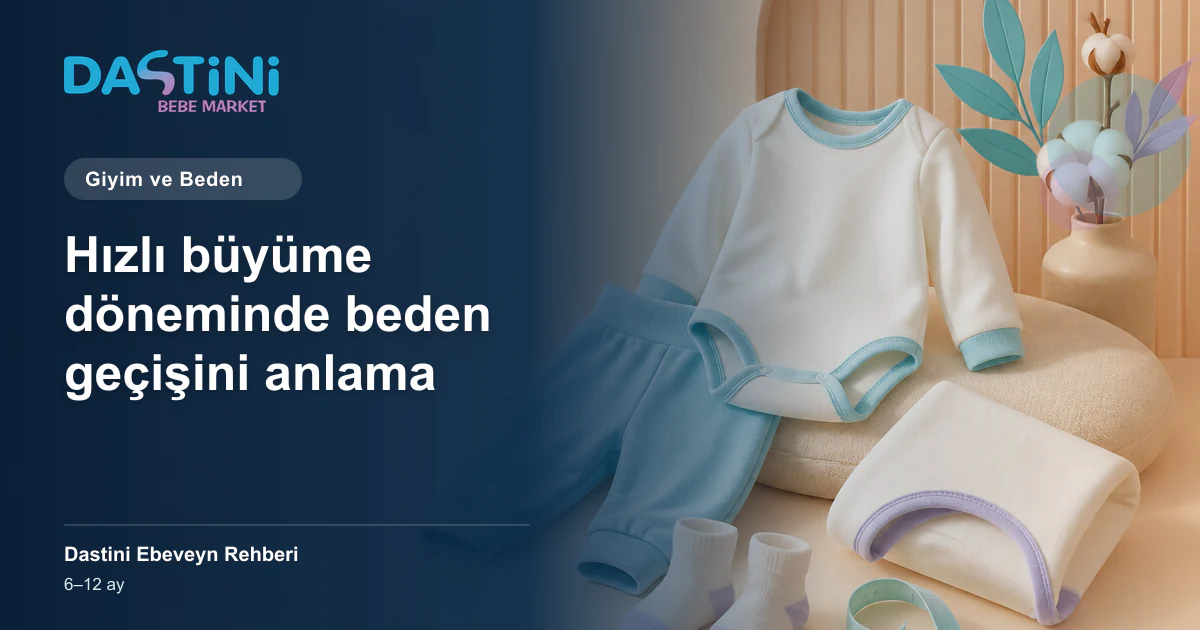 Hızlı büyüme döneminde beden geçişini anlama için Dastini Ebeveyn Rehberi kapak illüstrasyonu